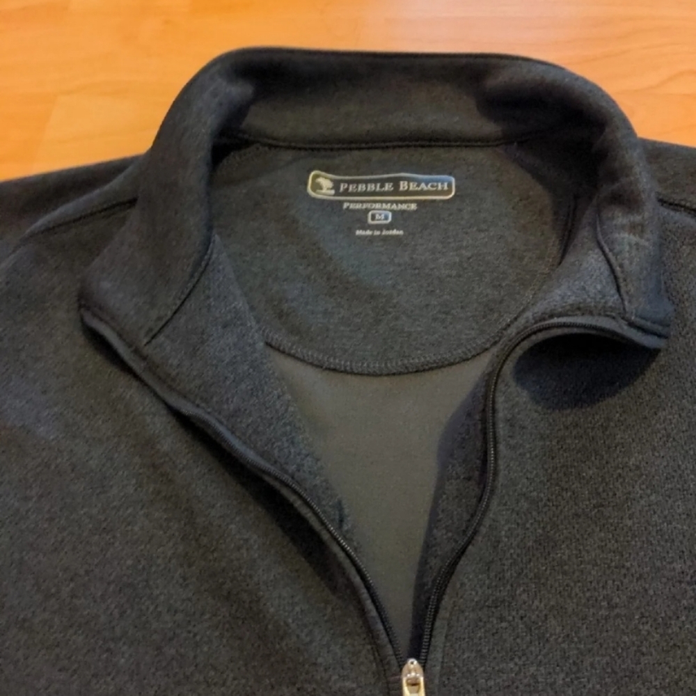 Pebble Beach Men's quarter zip sweater - Picture 2 of 4